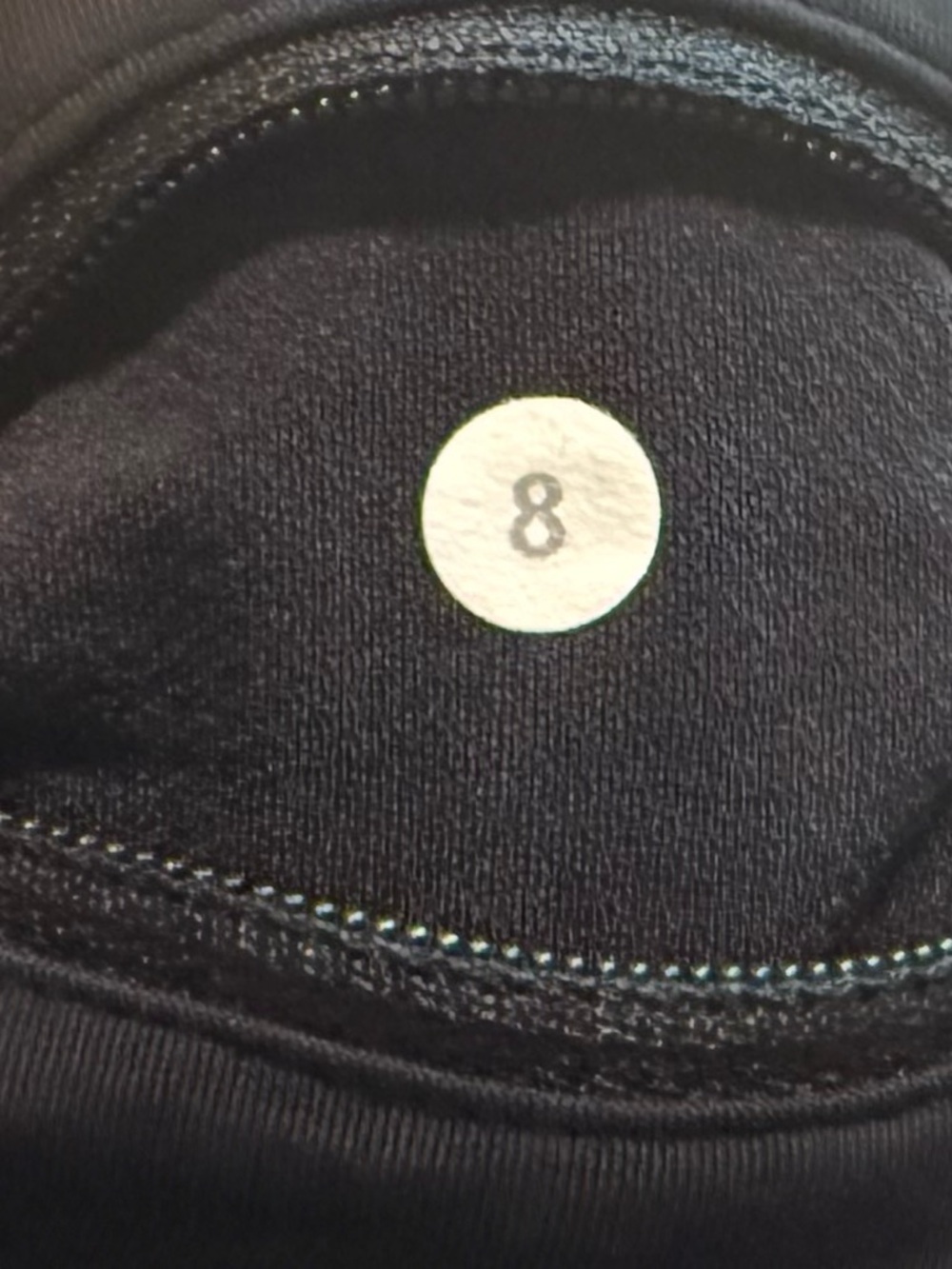 Lululemon Black 4" Shorts with front tie 8 - Picture 6 of 8